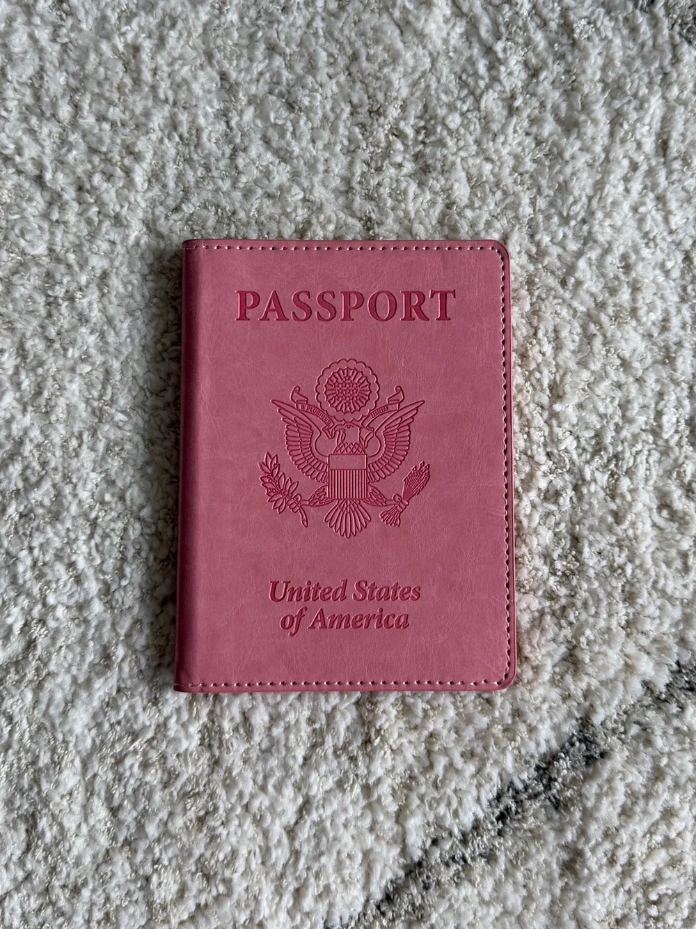 Pink Passport Holder